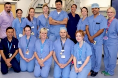 Dr Sanjeev Nayak and his stroke intervention team