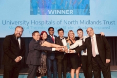 Dr Sanjeev Nayak and his team won 2018 HSJ awards in two categories: Specialised Services and Increasing the value of Surgical services